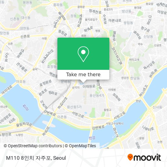 M110 8인치 자주포 map