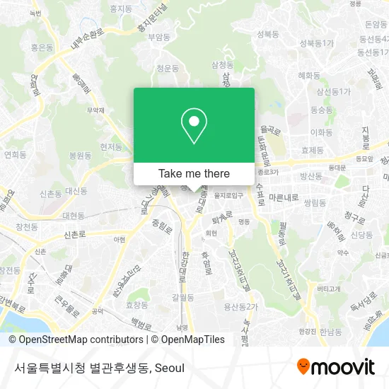 서울특별시청 별관후생동 map