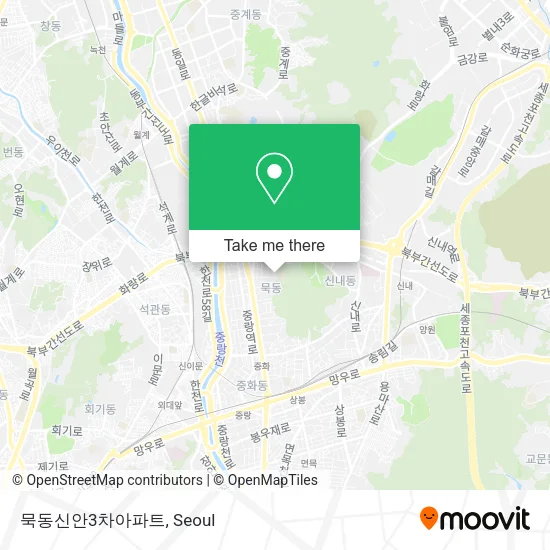 묵동신안3차아파트 map