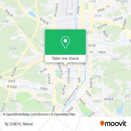 팅크웨어 map