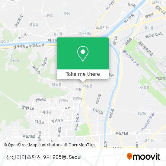 삼성하이츠맨션 9차 905동 map