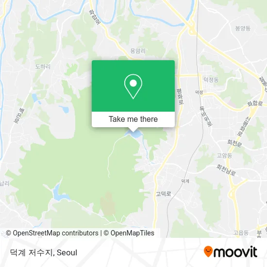 덕계 저수지 map