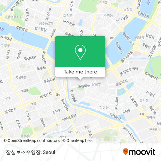 잠실보조수영장 map