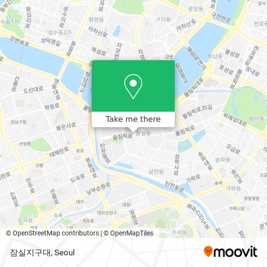 잠실지구대 map
