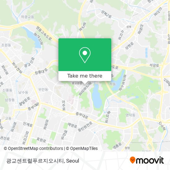 광교센트럴푸르지오시티 map