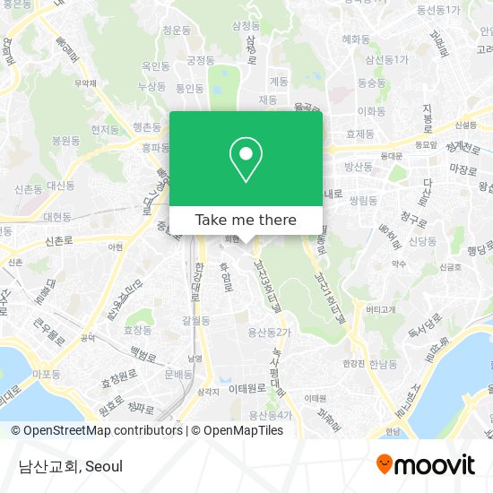 남산교회 map
