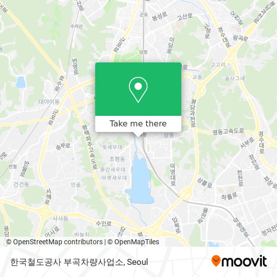 한국철도공사 부곡차량사업소 map