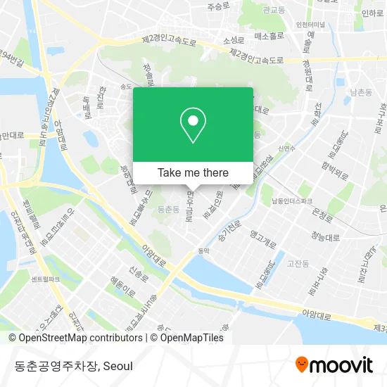 동춘공영주차장 map