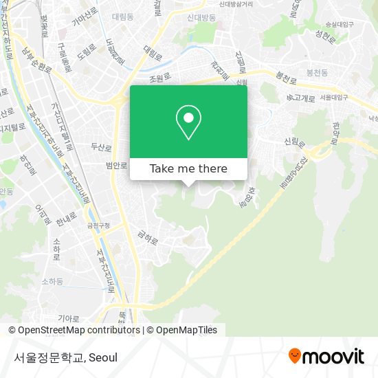서울정문학교 map