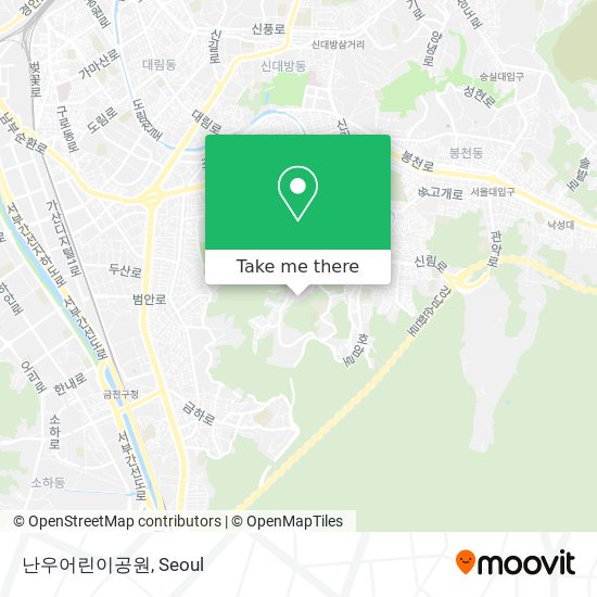 난우어린이공원 map