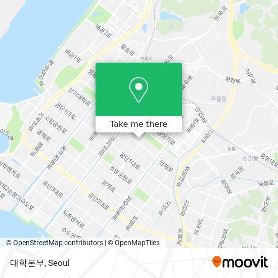 대학본부 map