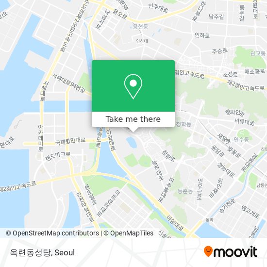 옥련동성당 map