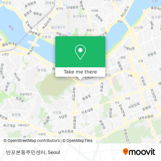 반포본동주민센터 map