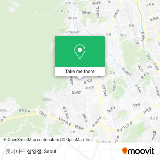 롯데마트 삼양점 map