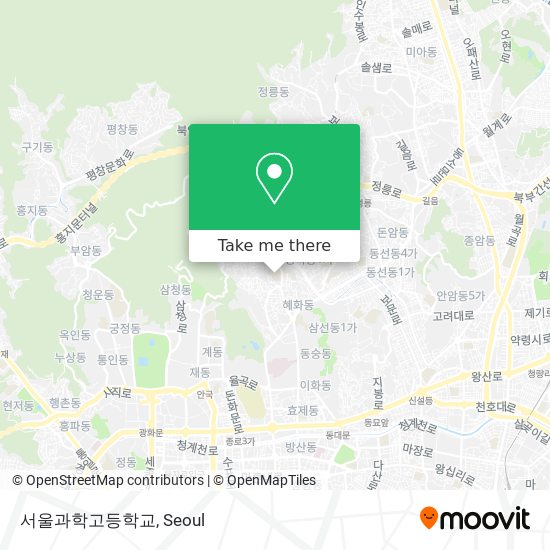 서울과학고등학교 map