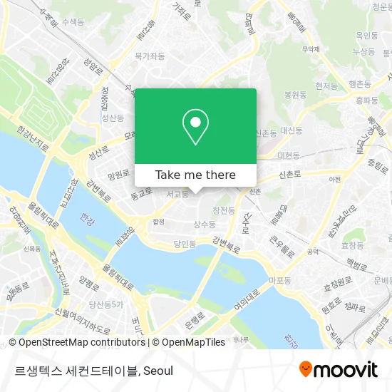 르생텍스 세컨드테이블 map