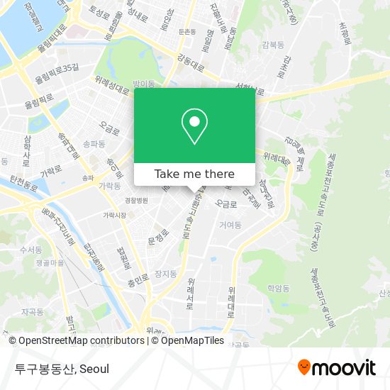 투구봉동산 map