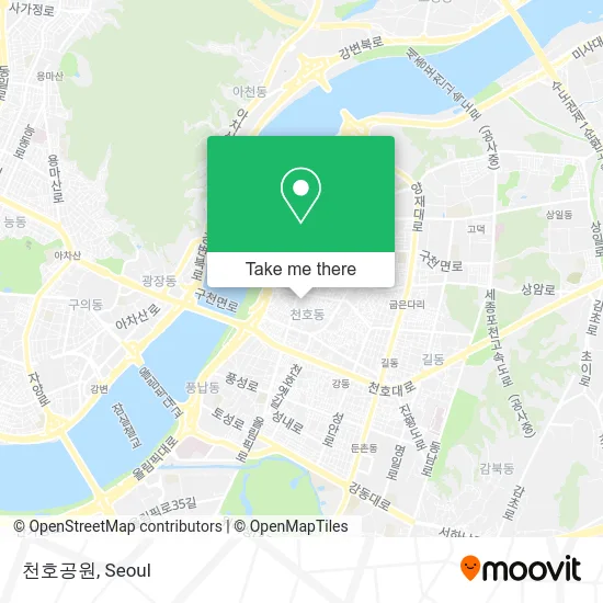 천호공원 map