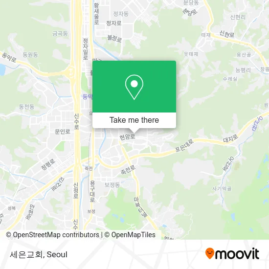 세은교회 map