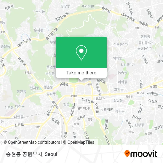 송현동 공원부지 map