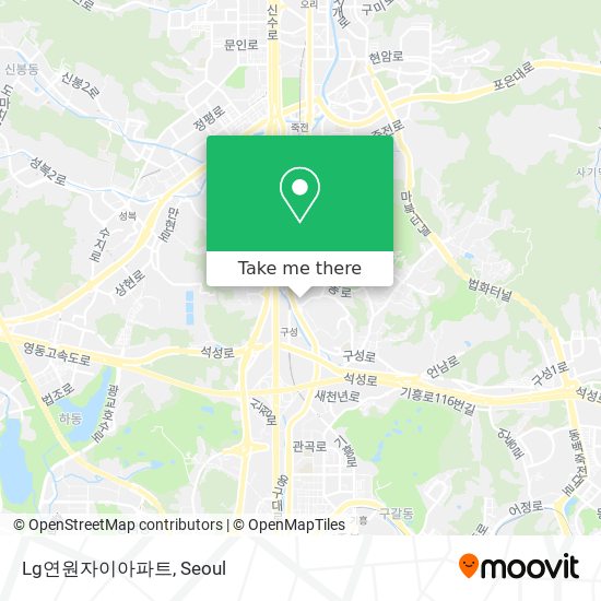 Lg연원자이아파트 map