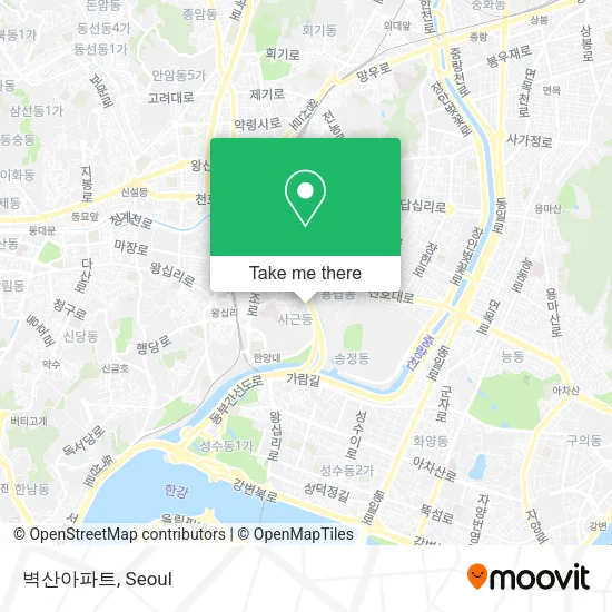 벽산아파트 map