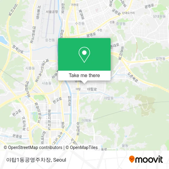 야탑1동공영주차장 map