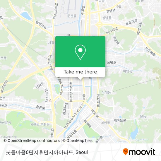 봇들마을6단지휴먼시아아파트 map
