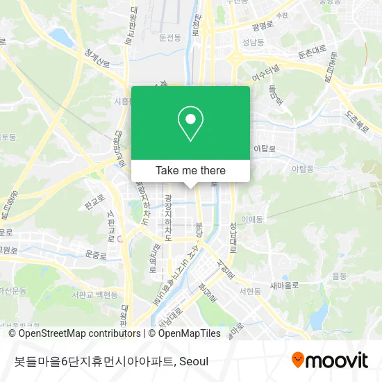 봇들마을6단지휴먼시아아파트 map