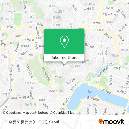 약수동해물텀벙(아구찜) map
