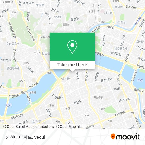 신현대아파트 map