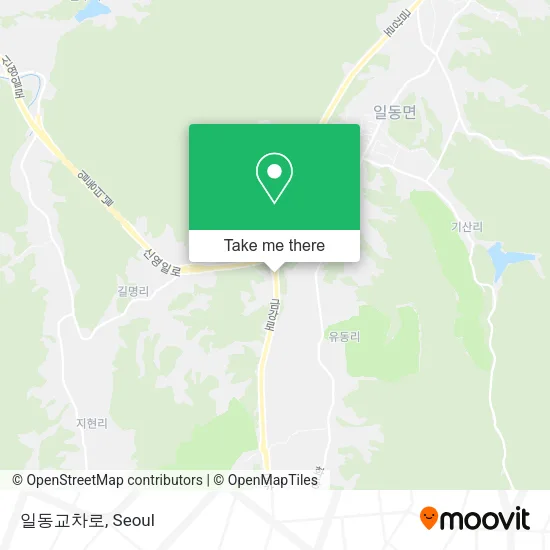일동교차로 map