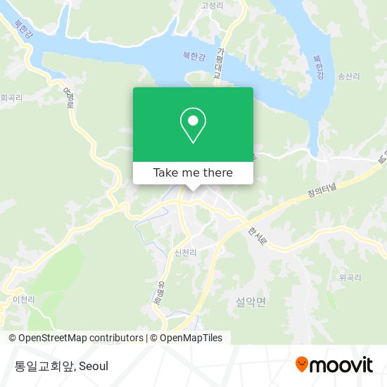 통일교회앞 map