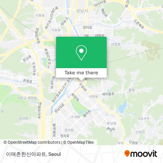 이매촌한신아파트 map