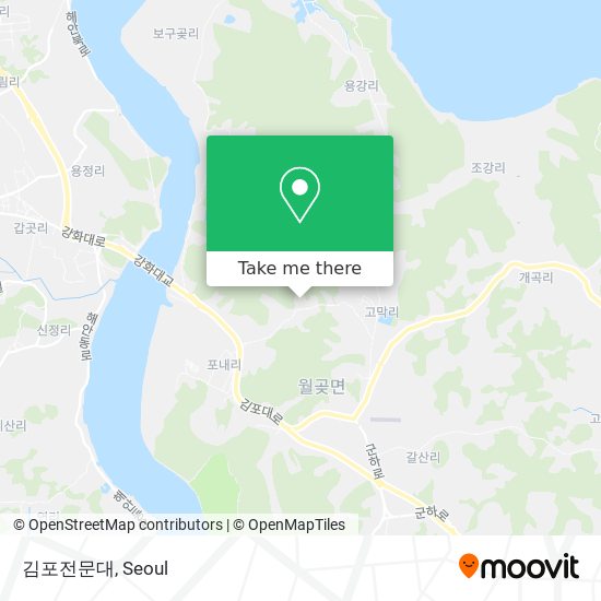 김포전문대 map