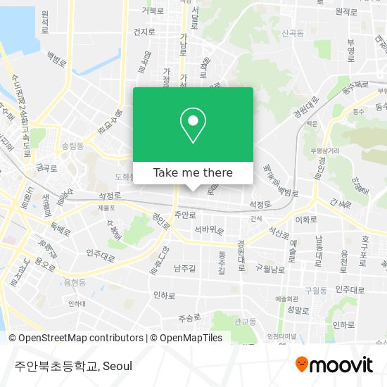 주안북초등학교 map