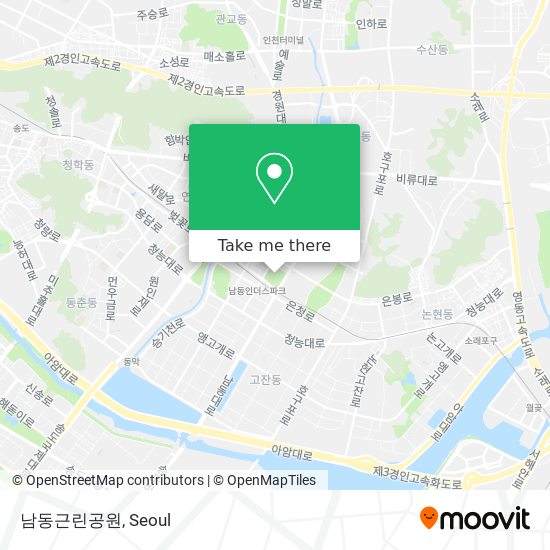남동근린공원 map
