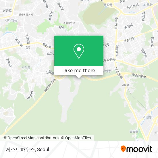 게스트하우스 map