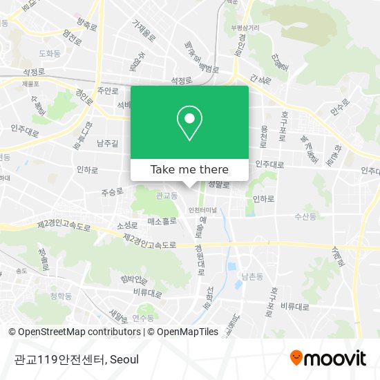 관교119안전센터 map