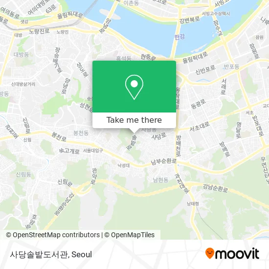 사당솔밭도서관 map