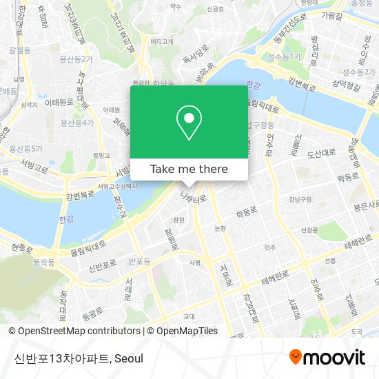 신반포13차아파트 map