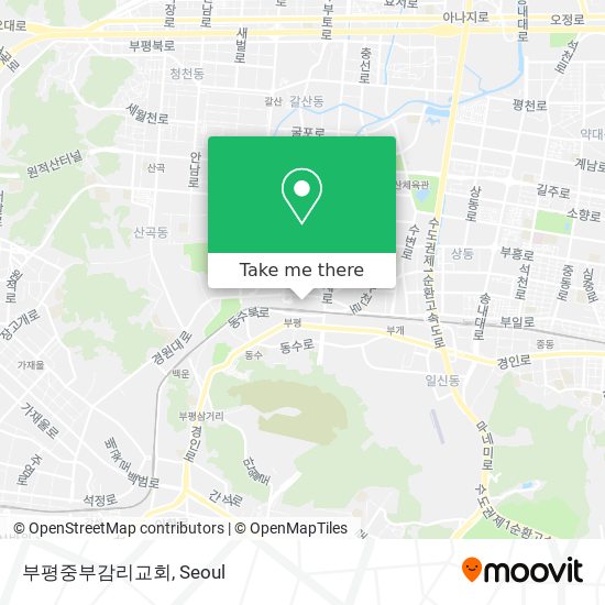 부평중부감리교회 map