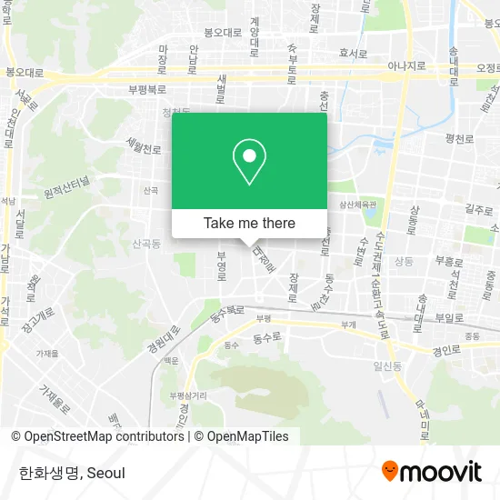 한화생명 map