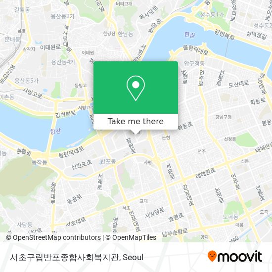 서초구립반포종합사회복지관 map