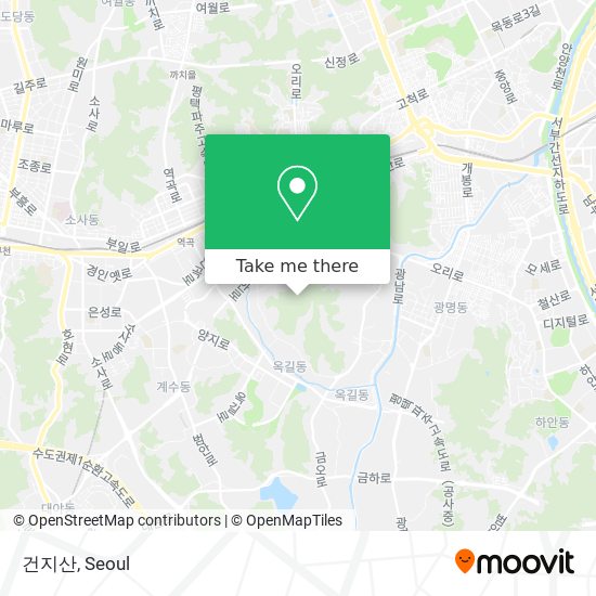 건지산 map