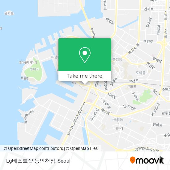 Lg베스트샵 동인천점 map