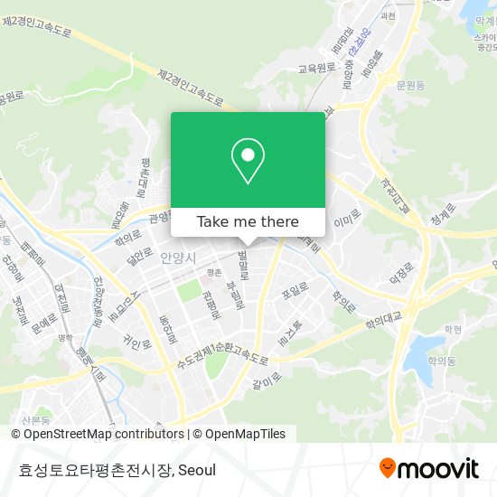 효성토요타평촌전시장 map