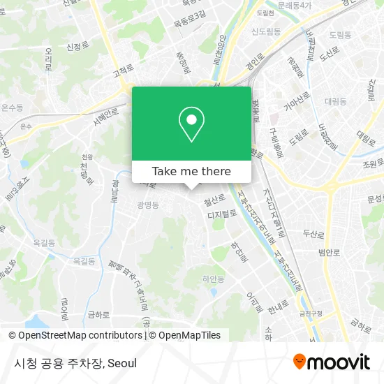 시청 공용 주차장 map