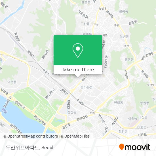 두산위브아파트 map