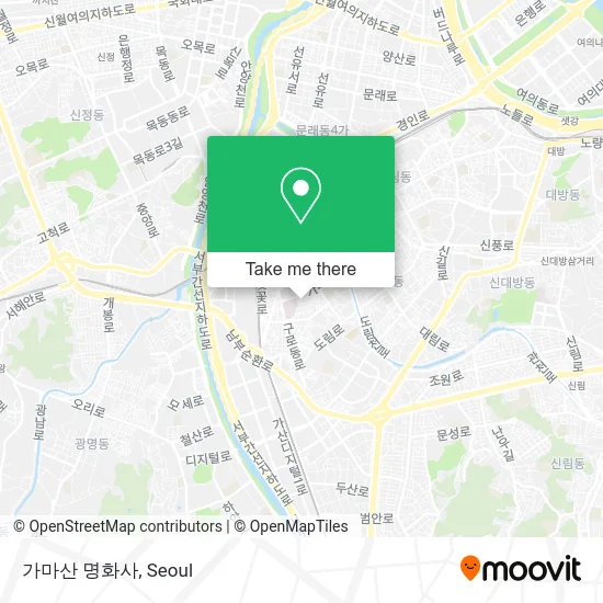 가마산 명화사 map